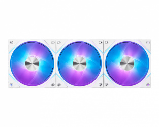 Ventilador MSI MAG EZ12 ARGB, 3x 120mm, 1900RPM, ARGB, Blanco  