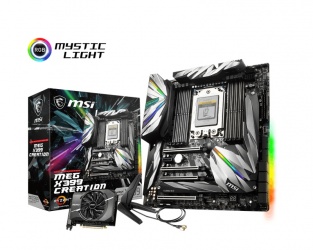 Tarjeta Madre MSI ATX-E MEG X399 CREATION, S-TR4, AMD X399, 128GB DDR4-SDRAM para AMD 