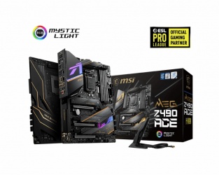 Tarjeta Madre MSI ATX MEG Z490 ACE, S-1200, Intel Z490, 128GB DDR4 para Intel 