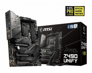 Tarjeta Madre MSI ATX MEG Z490 UNIFY, S-1200, Intel Z490, 128GB DDR4 para Intel 