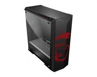 Gabinete MSI MPG GUNGNIR 100D con Ventana, Midi-Tower, E-ATX/ATX/Micro-ATX/Mini-ATX, USB 3.2, sin Fuente, 1 Ventilador Instalado, Negro 