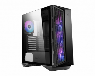 Gabinete MSI MPG GUNGNIR 111R con Ventana ARGB, Midi-Tower, ATX/Micro-ATX/Mini-ITX, USB 3.0, sin Fuente, 4 Ventiladores ARGB Instalados, Negro 