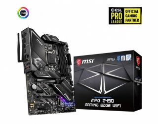 Tarjeta Madre MSI ATX MPG Z490 GAMING EDGE WIFI, S-1200, Intel Z490, HDMI, 128GB DDR4 para Intel 