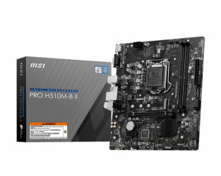 Tarjeta Madre MSI PRO H510M-B II, Micro-ATX, LGA 1200, Intel H470, 64GB DDR4, HDMI para Intel 
