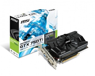 Tarjeta de Video MSI NVIDIA GeForce GTX 750 Ti OC, 2GB 128-bit GDDR5, DVI, VGA, HDCP, 3D Vision, PCI Express 3.0 