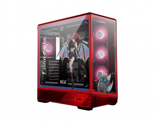 Gabinete MSI 130R MLG, Midi-Tower, ATX/Micro-ATX/Mini-ITX, USB 3.0, sin Fuente, 4 Ventiladores Instalados, Rojo 