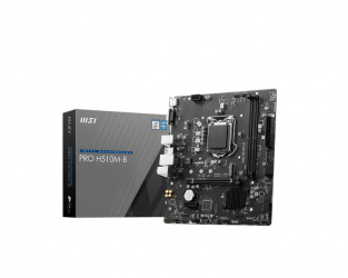 Tarjeta Madre MSI Micro-ATX PRO H510M-B, S-1200, Intel H470, HDMI, 64GB DDR4 para Intel ― No es Compatible Procesadores Intel 11va. Generación 