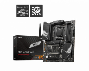 Tarjeta Madre MSI ATX PRO X670-P WIFI, S-AM5, AMD X670, HDMI, 128GB DDR5 para AMD 