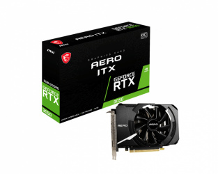 Tarjeta de Video MSI NVIDIA GeForce RTX 3050 AERO ITX 8G OC, 8GB 128-bit GDDR6, PCI Express x8 4.0 