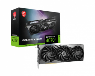 Tarjeta de Video MSI NVIDIA GeForce RTX 4070 Ti GAMING X SLIM 12G, 12GB 192-bit GDDR6X, PCI Express 4.0 