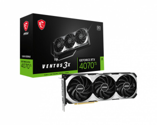 Tarjeta de Video MSI NVIDIA GeForce RTX 4070 Ti VENTUS 3X E 12G OC, 12GB 192-bit GDDR6X, PCI Express 4.0 