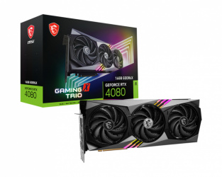 Tarjeta de Video MSI NVIDIA GeForce RTX 4080 GAMING X Trio 16GB, 16GB 256-bit GDDR6X, PCI Express 4.0 