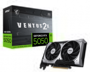 Tarjeta de Video MSI NVIDIA GeForce RTX 5050 VENTUS 2X OC, 8GB 128-bit GDDR6, PCI Express x16 4.0 
