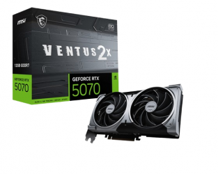 Tarjeta de Video MSI NVIDIA GeForce RTX 5070 VENTUS 2X OC, 12GB 192-bit GDDR7, PCI Express 5.0 