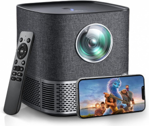 Proyector Portátil Mudix ‎MX-2 Pro LCD, 1920x1080 Full HD, 220 lúmenes ANSI, Inalámbrico, con Bocinas, Gris  