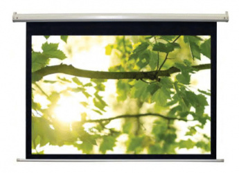 Multimedia Screens Pantalla de Proyección Eléctrica MSE-229, 150'', Blanco 