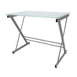 Mundo In Escritorio Multifuncional ESCR0360129, Cristal Esmerilado 