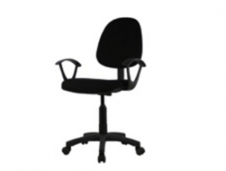 Mundo In Silla Ejecutiva 009, Altura Ajustable, Negro 