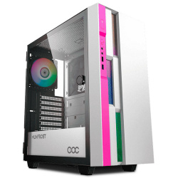 Gabinete Munfrost Fulgor, Midi-Tower, ATX/EATX/Micro-ATX/Mini-ITX, USB 2.0/3.0, sin Fuente, 2 Ventiladores Instalados, Blanco 