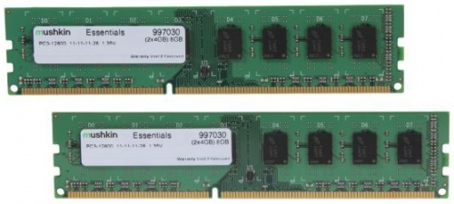 Memoria RAM Mushkin DDR3, 1600Mhz, 8GB, CL11 