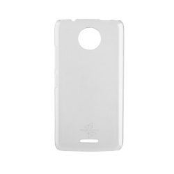Muvit Funda MMCRY0017 para Motorola C4 4G, Transparente 