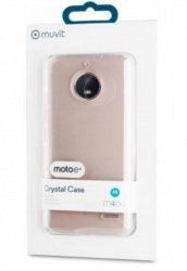 Muvit Funda Crystal Case para Motorola Moto E4, Transparente 