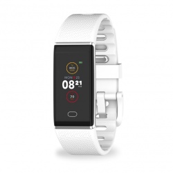 MyKronoz Smartwatch ZeTrack, Touch, Bluetooth 4.0, Android/iOS, Blanco - Resistente al Agua 