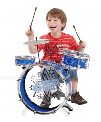 Mytek Batería Infantil FIESTA BAND, Azul 