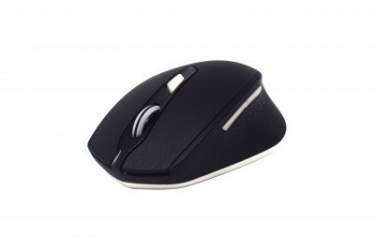 Mouse Ergonómico Naceb NA-0119, Inalámbrico, Óptico, 1.600DPI, RF Inalámbrico, Negro 