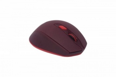 Mouse Naceb Óptico NA-0119, Inalámbrico, USB, 1600DPI, Rojo 