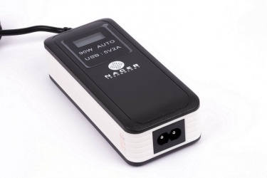 Naceb Adaptador Universal para Laptop NA-013, 90W, 9 Puntas Intercambiables 