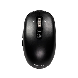 Mouse Naceb Infinity Elemental LS1, Inalámbrico, Óptico, 3.200DPI, Bluetooth, Negro 