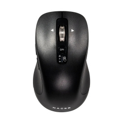 Mouse Naceb ES1, Inalámbrico, Óptico, 32.000DPI, RF Inalámbrico/Bluetooth, Negro 