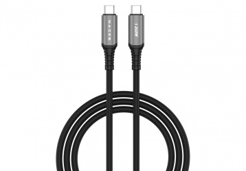 Naceb Cable USB-C Macho - USB-C Macho, 1 Metro 