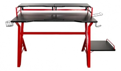 Naceb Escritorio Gamer NA-0646, 1190 mm x 64.7cm, Negro/Rojo  