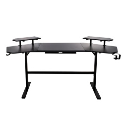 Naceb Escritorio Gamer NA-0648, 1300mm x 60cm, Negro 