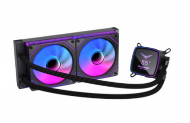 Naceb Boreal Enfriamiento Líquido para CPU, 2x 120mm, hasta 1800RPM, Negro 