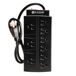 Naceb Multicontacto NA-0707, 9 Salidas, 125V, 15A, 78cm 