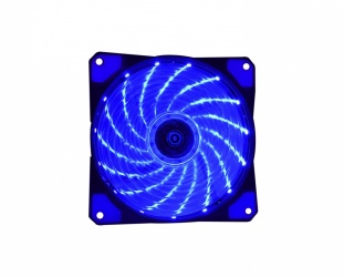 Ventilador Naceb NA-0920A LED Azul, 120mm, 1200RPM, Negro 