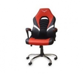 Naceb Silla Gamer NA-0935, hasta 120kg, Negro/Rojo 