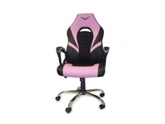 Naceb Silla Gamer NA-0935RS, 120Kg, Negro/Rosa 