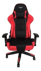 Naceb Silla Gamer Falcon, hasta 140Kg, Negro/Rojo 
