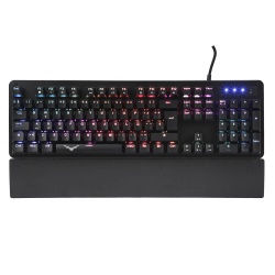 Teclado Gamer Naceb Black Cobra RGB, Teclado Mecánico, Alámbrico, Negro (Español) 