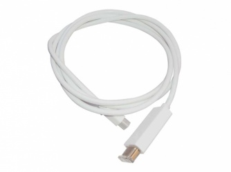 Naceb Cable HDMI Macho - mini DisplayPort Macho, 4K, 1.5 Metros, Blanco 