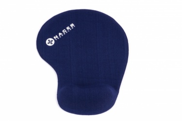 Mousepad Naceb con Descansa Muñecas de Gel NA-549AZDE, Azul Marino 