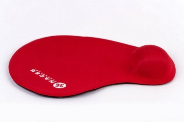 Mousepad Naceb con Descansa Muñecas de Gel NA-549RO, Rojo 