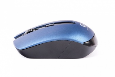 Mouse Naceb Óptico NA-594AZ, Inalámbrico, USB, 1600DPI, Azul 