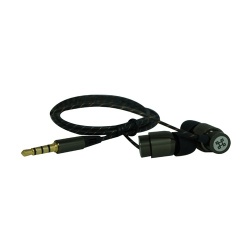 Naceb Audífonos Intrauriculares con Micrófono NA-611, Alámbrico, 1.2 Metros, 3.5mm, Negro 
