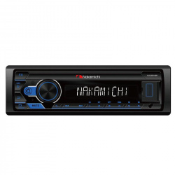 Nakamichi Autoestéreo NQ511B, MP3/WMA, USB/Bluetooth, Negro 