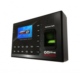 National Soft Control de Acceso y Asistencio Biométrica On the Minute, 25 Usuarios 